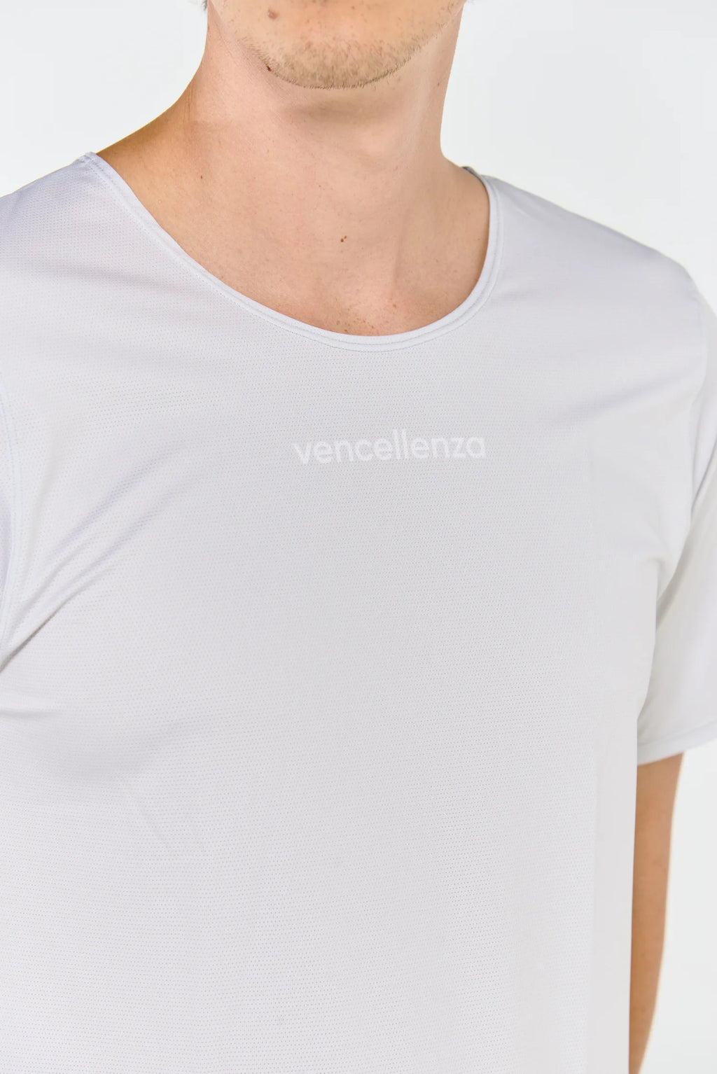 Camiseta Running Hombre- Gris