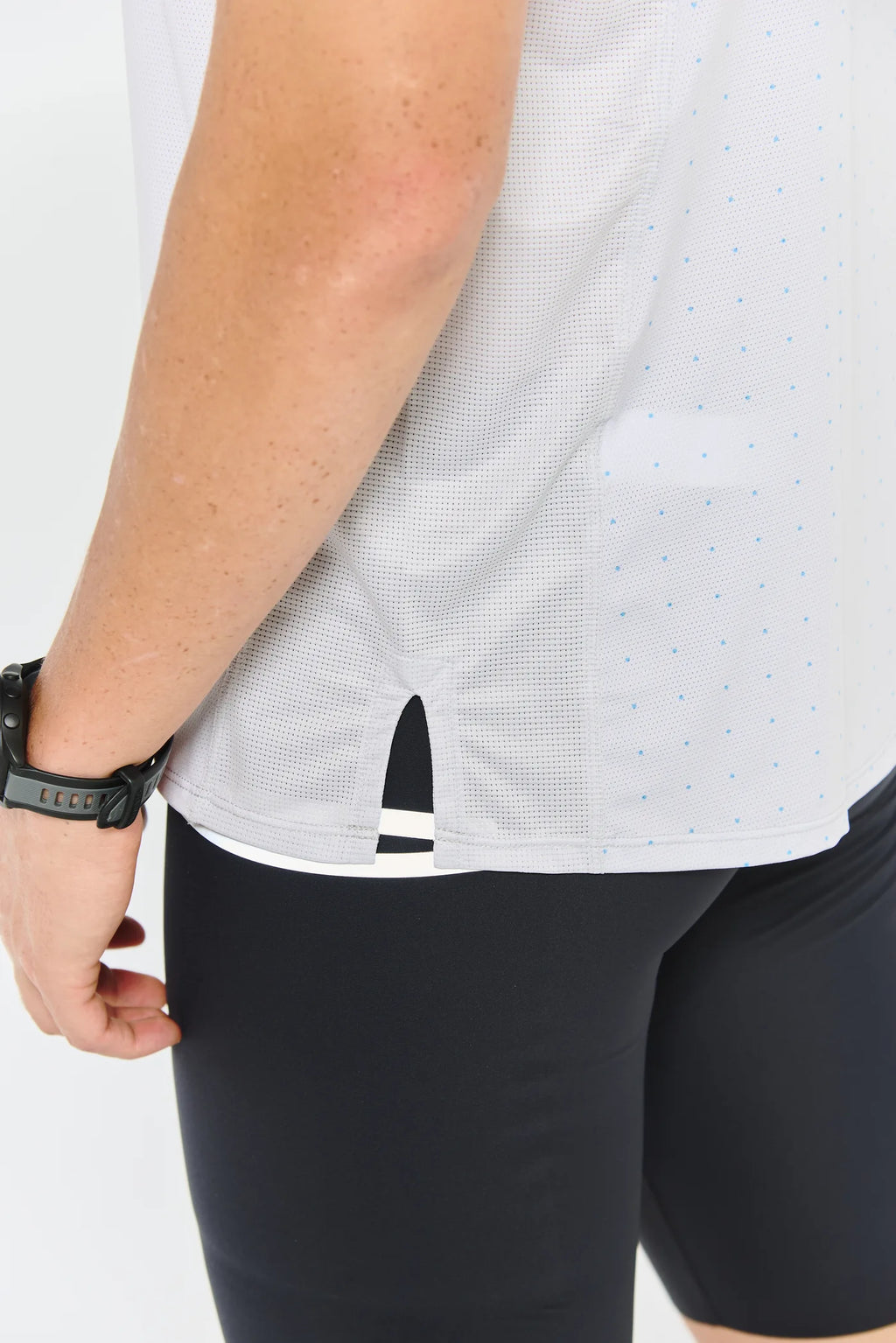 Camiseta Running Hombre- Gris