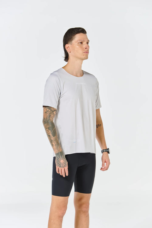 Camiseta Running Hombre- Gris