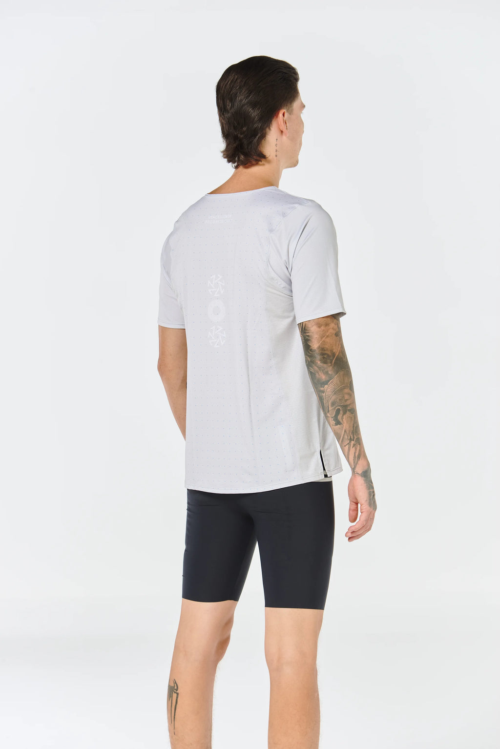 Camiseta Running Hombre- Gris