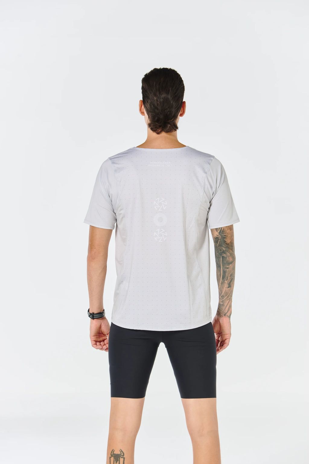 Camiseta Running Hombre- Gris