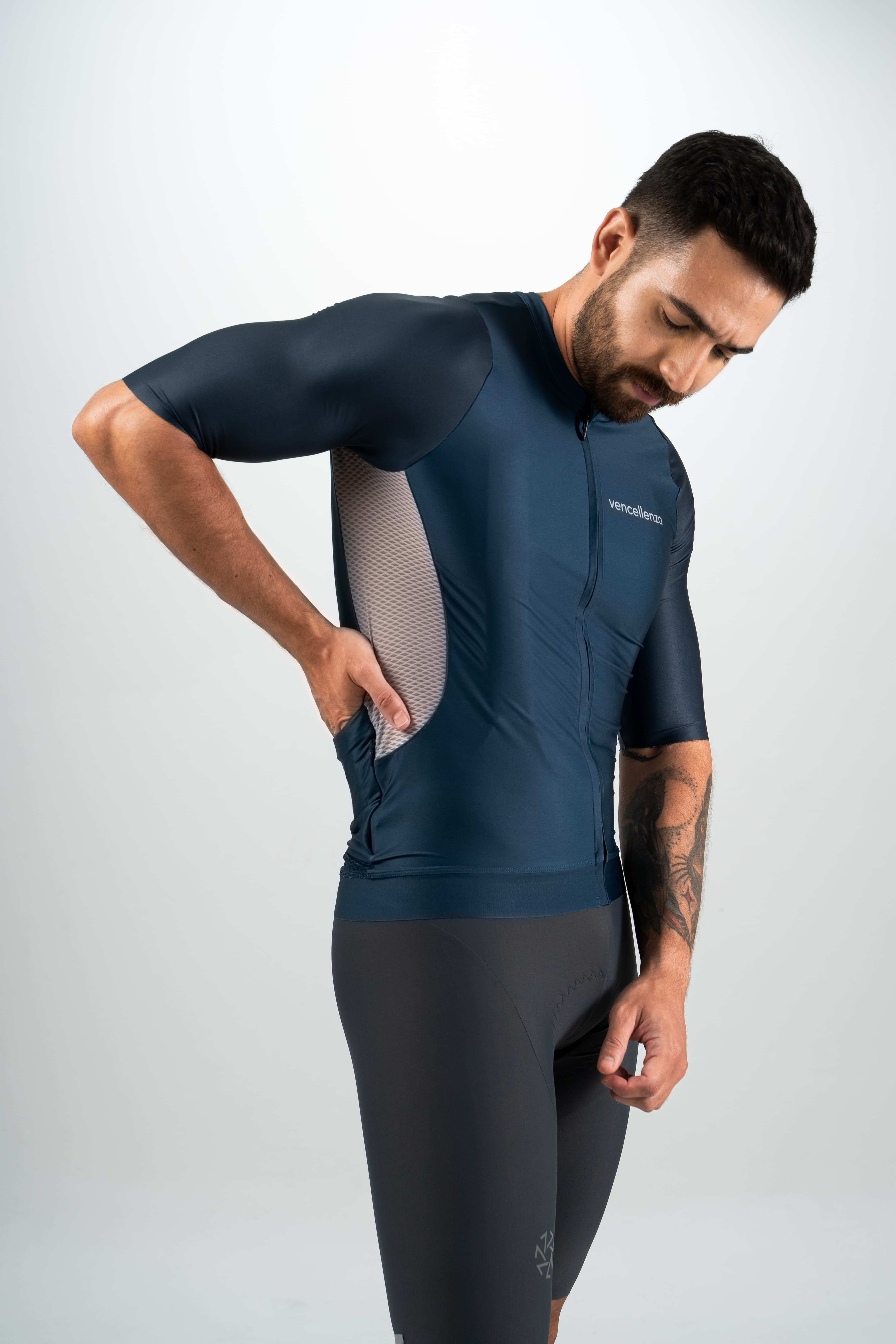 Camiseta V-II Manga Corta - Navy Blue