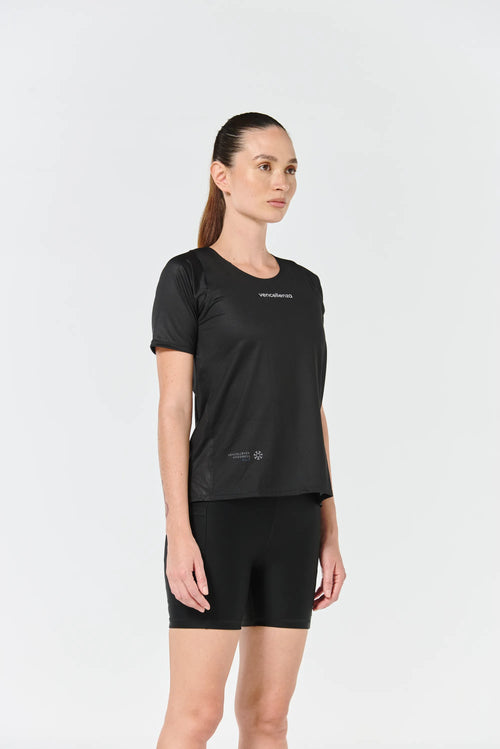 Camiseta Running Dama - Negro