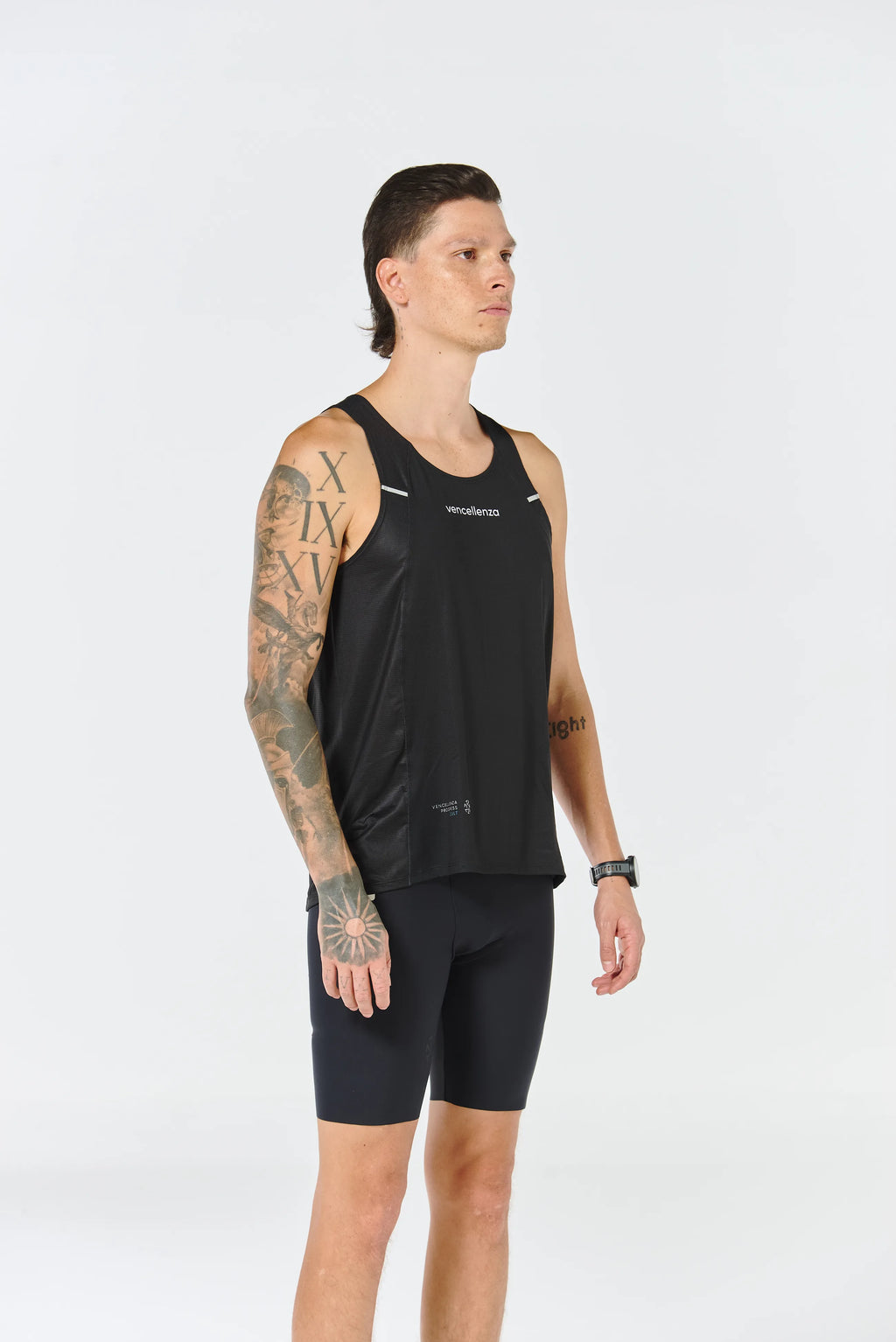 Camisilla Running Hombre - Negro
