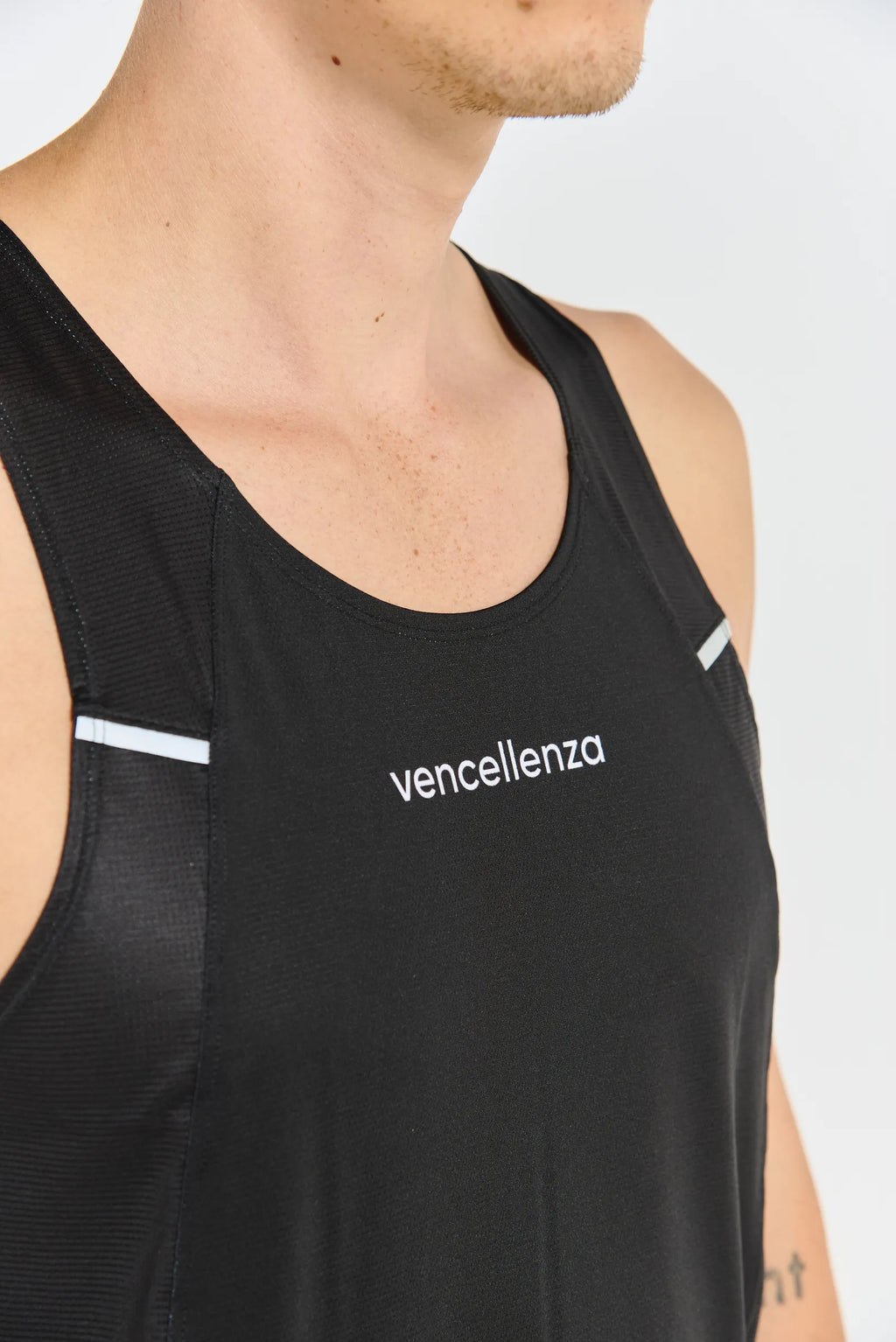 Camisilla Running Hombre - Negro