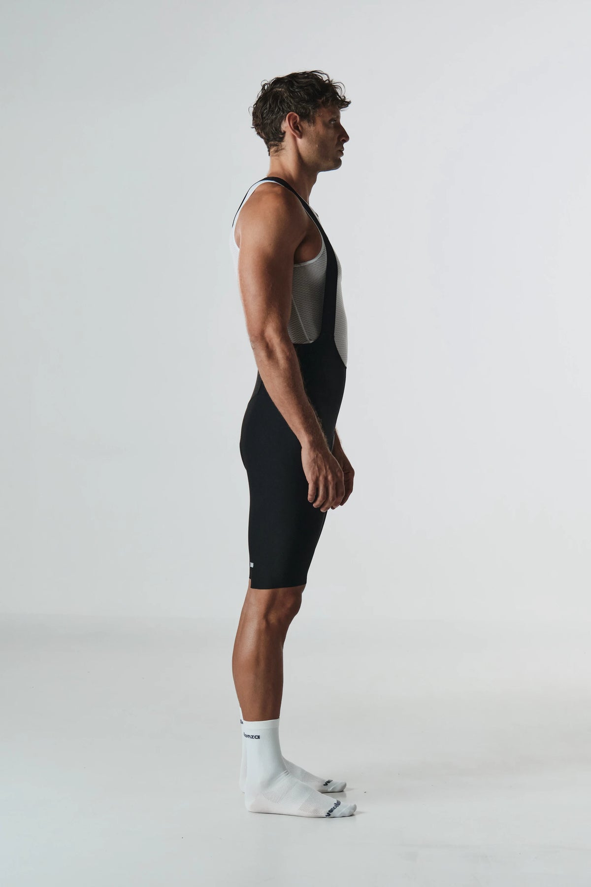 Pantaloneta V-II corte limpio hombre - Black