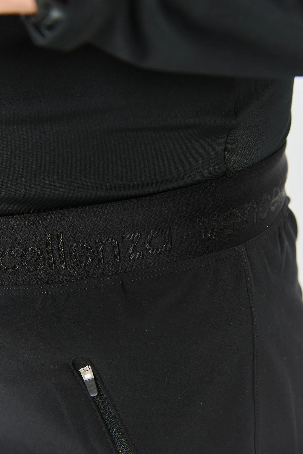 Pantaloneta running 5" - Negro