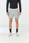 Pantaloneta running 5" - Gris