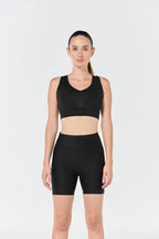 Top Running Cruzado - Negro