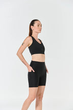 Top Running Cruzado - Negro