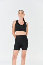 Top Running Cruzado - Negro