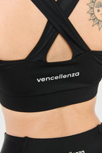 Top Running Cruzado - Negro