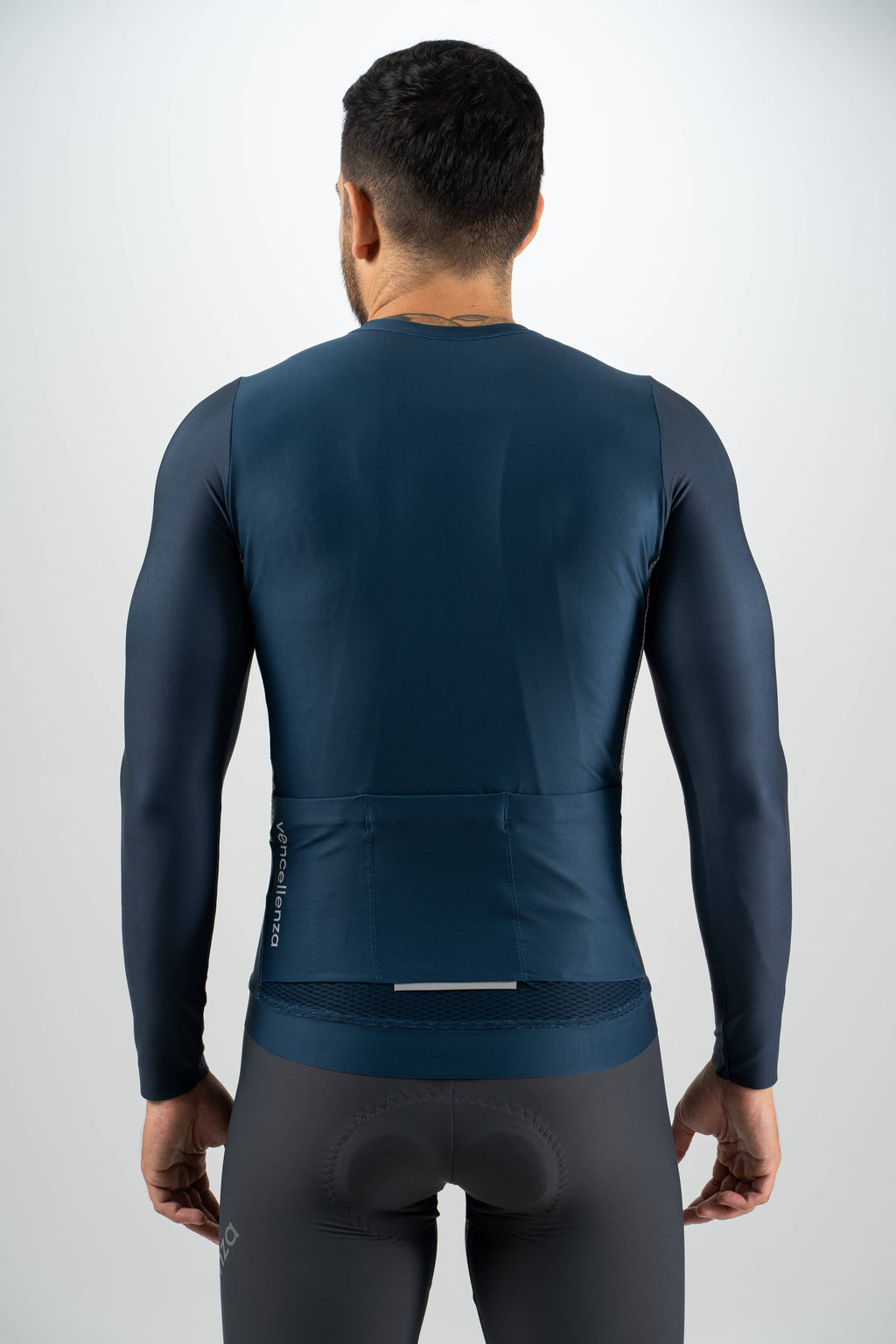 Camiseta V-II Manga Larga - Navy Blue