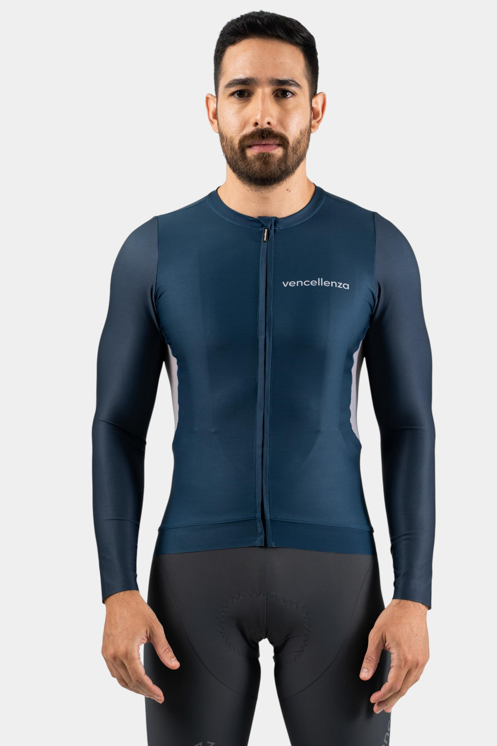 Camiseta V-II Manga Larga - Navy Blue